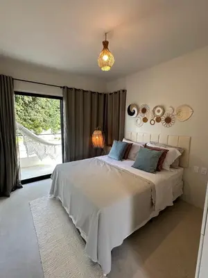 Uma cama ou camas num quarto em Casa Del Rio