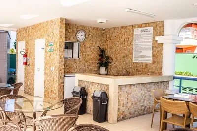 A planta de Apto Vista Mar - Beach Village