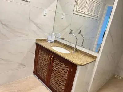 Uma casa de banho em Praia Marina Suite - Morro Branco