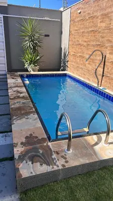 A piscina em ou perto de Paracuru casa temporada Villa Ariane