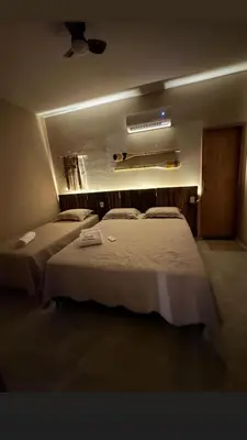 Uma cama ou camas num quarto em Casa Morada dos Ventos - Praia do Preá