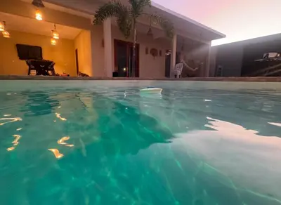 A piscina em ou perto de Casa Morada dos Ventos - Praia do Preá