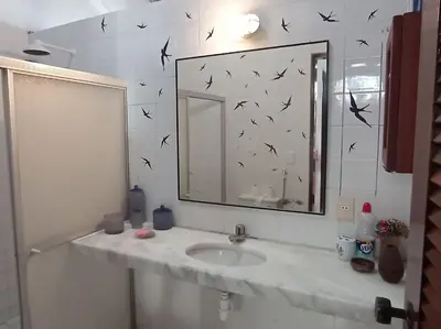 Uma casa de banho em Casa Jangada - Incrível vista mar com Piscina e a melhor localização na Beira Mar da Taíba