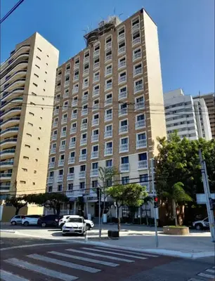 O edifício onde o apartamento está situado