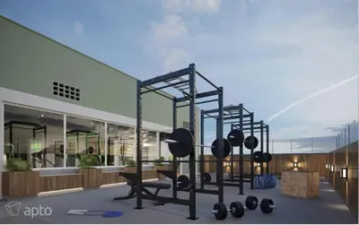 O centro de fitness e/ou as comodidades de fitness de Apartamento por temporada