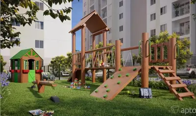 A área de jogos para crianças em Apartamento por temporada