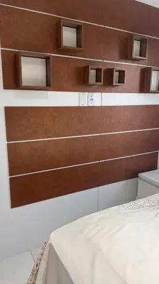 Uma cama ou camas num quarto em VG Sun Cumbuco