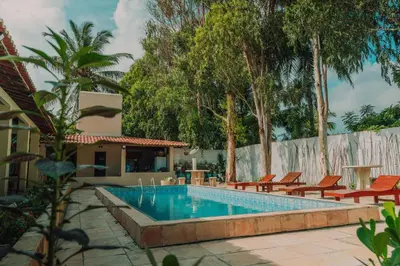 A piscina em ou perto de Pousada EcoVillage - Meu Xodó em Preá