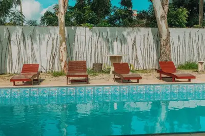 A piscina em ou perto de Pousada EcoVillage - Meu Xodó em Preá