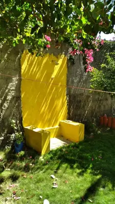 Um jardim no exterior de Casa China & Silva, Otima Casa para praia ou descanso, proximo as Dunas da Sabiaguaba e shoppings em Eusebio e Fortaleza Ce