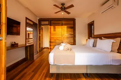 Uma cama ou camas num quarto em Villa Shamsa - Grupo Messina
