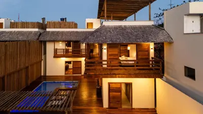 O edifício onde a villa está situado