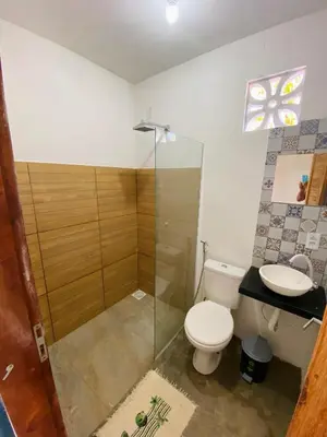 Uma casa de banho em Stone Guajiru