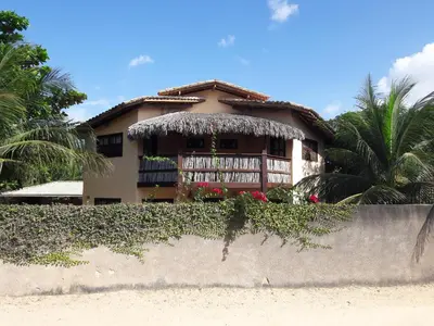 O edifício onde a casa de férias está situado