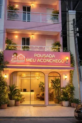 A planta de Pousada Meu Aconchego