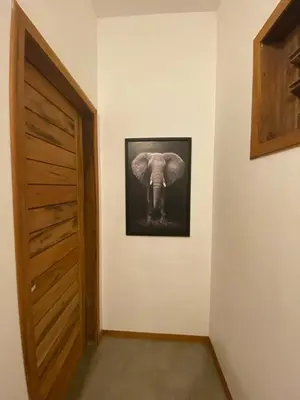 A planta de Suítes em praça pontal de Maceió