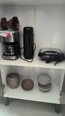 A cozinha ou kitchenette de Apartamento novo com jardim privativo!