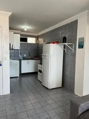 A cozinha ou kitchenette de Apartamento Praia do Futuro, Fortaleza