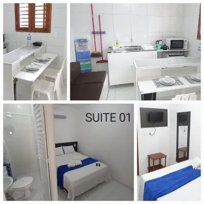Uma cama ou camas num quarto em Casa da Lalá