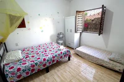 Uma cama ou camas num quarto em Casa Caminho das Dunas - Refúgio entre as Dunas e o Mar