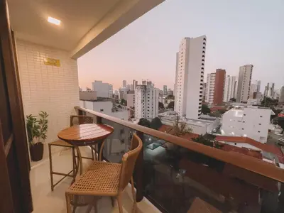Uma varanda ou terraço em Studio JSmart Aldeota José Vilar