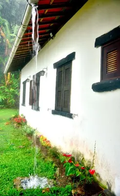 Um jardim no exterior de Sítio Maranatá, a mais bela vista do Pacoti! 20min de Guaramiranga!