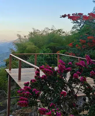 Paisagem natural perto da villa
