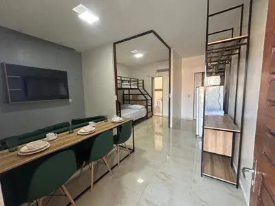 Uma cama ou camas num quarto em Residencial Salinas