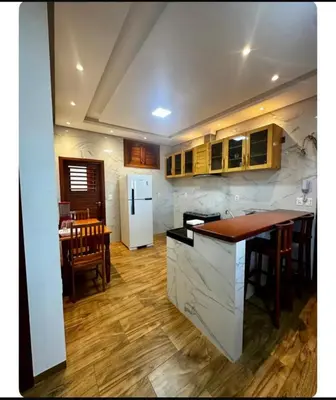 A cozinha ou kitchenette de Apartamento completo em jijoca