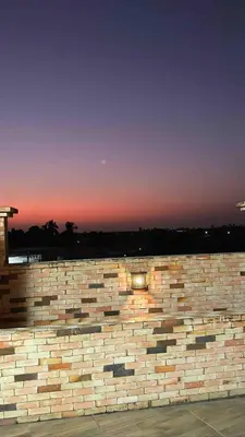 O nascer ou o pôr do sol visto a partir do apartamento