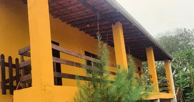 O edifício onde a casa de férias está situado