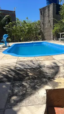 A piscina em ou perto de Chalé R&M