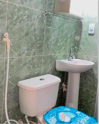Uma casa de banho em Chalé R&M