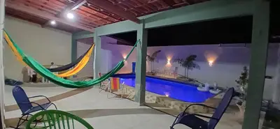 A piscina em ou perto de Casa com piscina em Morro Branco, Beberibe - Ce