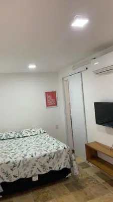 Uma cama ou camas num quarto em Vila solar