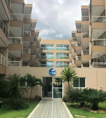 O edifício onde o apartamento está situado