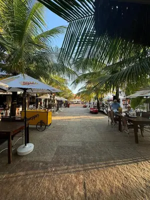 A planta de Apartamento Beach place Cumbuco 100m da Praia