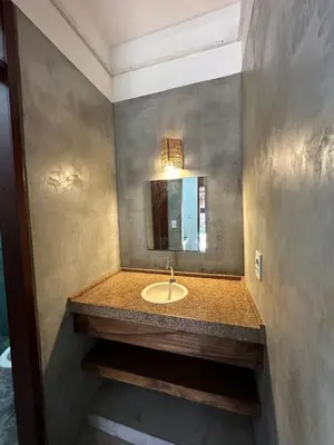 Uma casa de banho em Vila Lua Aparts - Apartamento 3