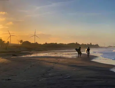 Paisagem natural perto da casa de férias