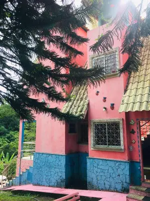 O edifício onde a casa de férias está situado