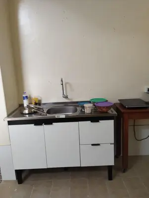 A cozinha ou kitchenette de Casa próximo centro de eventos com ar condicionado