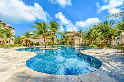 A piscina em ou perto de Beach Place Resort Bangalo 12