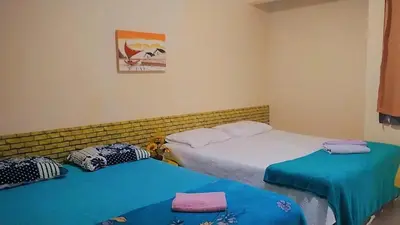Uma cama ou camas num quarto em Apartamento para temporada na Praia do Futuro II - Fortaleza CE