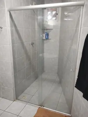 Uma casa de banho em Apartamento para temporada na Praia do Futuro II - Fortaleza CE