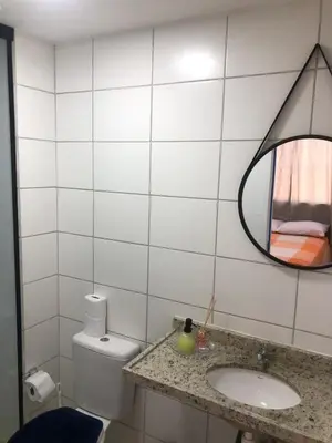 Uma casa de banho em Cantinho Praia do Futuro