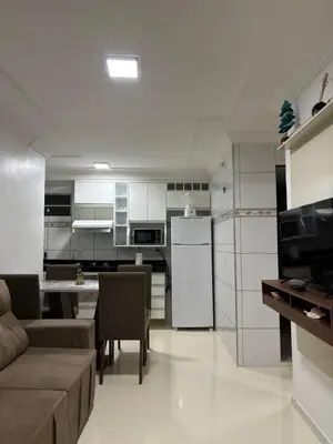 A cozinha ou kitchenette de Central apartamento Flor de Cheiro