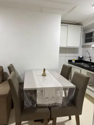 A cozinha ou kitchenette de Central apartamento Flor de Cheiro
