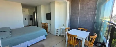 Uma área de estar em Duo Milênio
