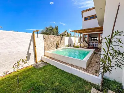 A piscina em ou perto de Mar Alado Preá, 200m from sea