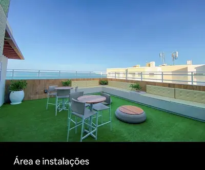 A planta de Apartamento confortável e próximo da praia
